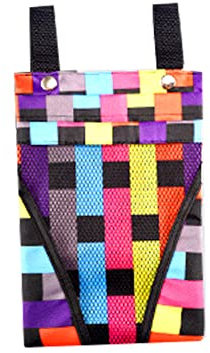 ihreesy Lenkertasche Fahrrad Handyhalterung,Fahrrad Telefonhalterung Wasserdicht Fahrradkorb Satteltasche Mountainbike Fahrradkorb mit Netztasche,Bunt