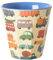 Melamine Children's Crockery Happy Cars Print (Cup Medium)