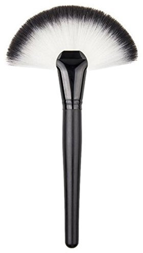 XCSSKG Pinceau de maquillage grand éventail pour fard à joues, poudre, fond de teint, surligneur