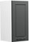 Vicco Hängeschrank R-Line, hängender Küchenschrank, Anthrazit Landhaus/Weiß, 30 cm