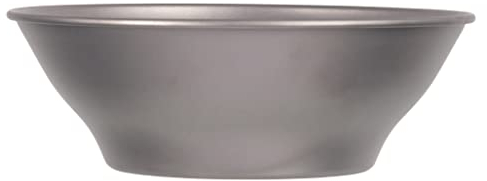 Lifeventure Superlight Titanium Camping Bowl mit Aufbewahrungstasche – Ultraleicht, ideal für Camping oder Reisen
