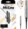 McCoy Darts D6097 Xtra | Premium 90% Wolfram Soft Tip Darts Set | Silber 18g