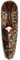 Wogeka - 50 cm Batik Ethno Wand-Maske - im Afrika Style aus Holz als Geschenk-Idee zu Weihnachten Geburtstag Dekoration - Handarbeit Schnitzerei von Bali BATIK06