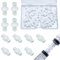 25-Teiliges Luer Lock Verbindungskit - Durchsichtiges Weibliches Luer Lock-Kupplungs Adapter für Spritzen