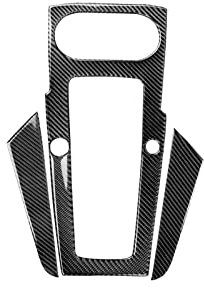 JORAsa Sport Style Carbon Fiber Car Interior Gear Shift Panel Cover Trim Sticker Fit for Audi A3 2014-2019 Auto Trim Zubehör Guard Sticker Kits (Color : LHD Carbon Fiber A)