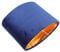 DOITOOL 1 Stück Lampenschirm Kerzenhalter Kerze Wandleuchte Minimalistischer Tischlampen-Fass-Lampenschirm Stehlampen-Ersatzschirm Leinenschirm Für Lampenstoff Blauer Ovaler