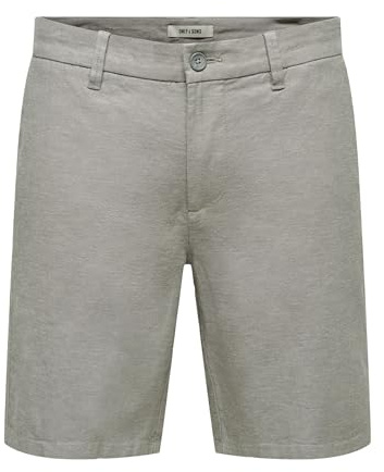 Only & Sons Male Chino Shorts ONSMARK Normal geschnitten Leinen Shorts | Chino shorts