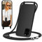 Handykette für Samsung Galaxy S20 Plus Hülle mit Band, Handyhülle mit Schnur zum Umhängen, weiche TPU Silikonhülle mit Band [verstellbar] [abnehmbar] Halskettenhülle für Samsung S20 Plus