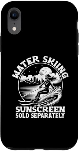 Hülle für iPhone XR Wasserski Sonnenschutz separat erhältlich Wasserski Skifahrer