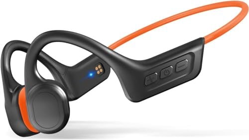 Bone Conduction Headphones,Upgrade IPX7 Waterproof Running earphones,Open ear Bluetooth 5.3 Running Headphones Built-in Mic,10H Playtime for Cycling,Gym,Hiking,Workout.