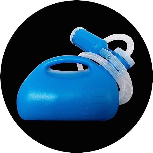 Orinal masculino con orinal portátil de mano Urinario portátil for hombres, botellas de orina masculinas antiderrames, botellas de orina for hombres, botella portátil for orinar, 2000 ml