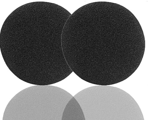 ACCIUK Ersatz-Ohrpolster, kompatibel mit Sennheiser PX100 PX100-II PMX100 Kopfhörern. Weiches Proteinleder kombiniert mit hochdichtem Memory-Schaum, Ersatz-Ohrpolster 1 Paar (schwarz)