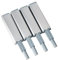 Mooche 4Pcs Silvery Door Opener Pack of Gas Strut, SUS304 Stainless Steel Push to Open Door Catches for Kitchen Closet, Push, Touch Open, Drawer Opener, Wardrobe Closed