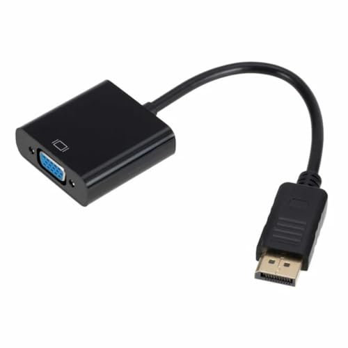 OOYES DP to VGA Adapter, Gold-Plated DisplayPort to VGA Converter Male to Female 1080P for PC, Laptops, Displays, Monitors, DP to VGA Adapter Dongle Digital to Analog