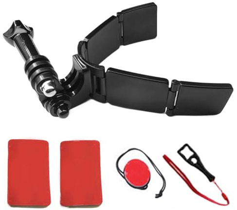 Helmriemenhalterung - Kinnhalterungs -Kit für Biker -Kamera -Setup