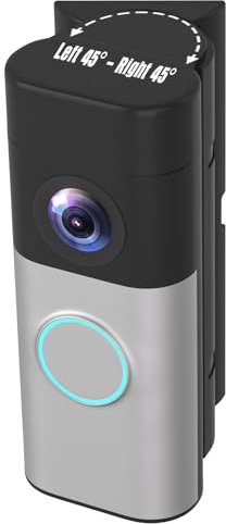 PUUUCI Wired Doorbell Angle Mount, Adjustable Wall Mount Bracket for R-ing Wired Doorbell Plus/Pro (Newest Model) - Ideal for Apartment, Home & Business
