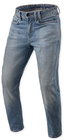 REV'IT! Revit Detroit 3 Tapered Motorrad-Jeans, hellblau, 32/34