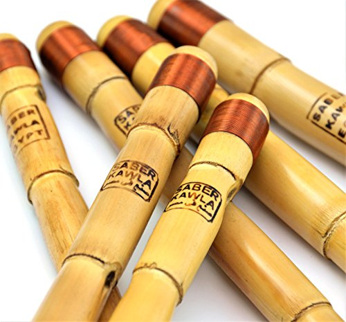 Saber Kawala Ney Nay Flöte, Holzblasinstrument, komplettes Set mit 7 Stück, 440 Hz, Konzert-Qualität