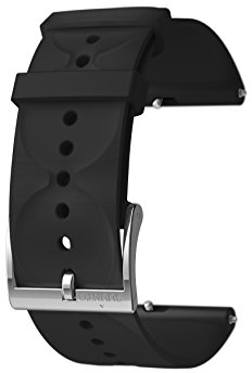 Suunto 3 Fitness Ersatzarmband, schwarz/silber, Größe S