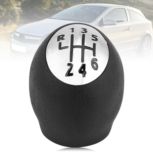 Qiilu Pomo De Cambio Pomos de Palanca de Cambios Palanca de velocidad del coche 6 Velocidades para MEGANE-SCENIC-LAGUNA-ESPACE-MASTER-TRAFIC VAUXHALL-OPEL MOVANO-VIVARO INTERSTAR