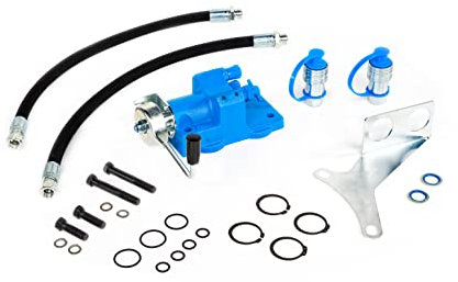 Spare Parts Holland Kit Bloc Distributeur hydraulique 2 Voies pour Tracteur Ford – Ensemble Complet avec Flexibles et Accessoires de Montage