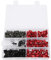 198 Pz/Set Kit Bulloni Carenatura Kit Viti Carenatura, Viti Carenatura Parabrezza M5 Kit Bulloni M6 Accessori Bulloni Carenatura Moto(Rosso)