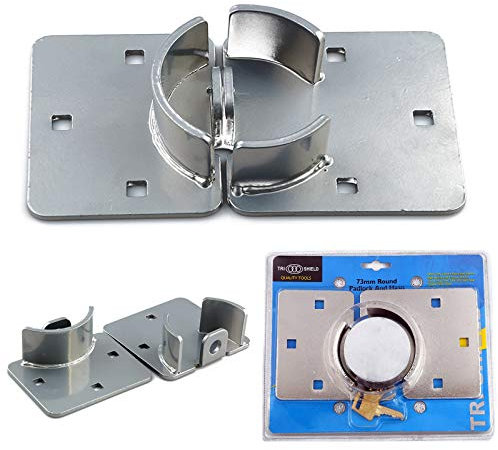 Walgreen® Heavy Duty Van Garage Shed Door Security Padlock & Hasp Set High Security Hasp Shackle Lock 73mm Steel