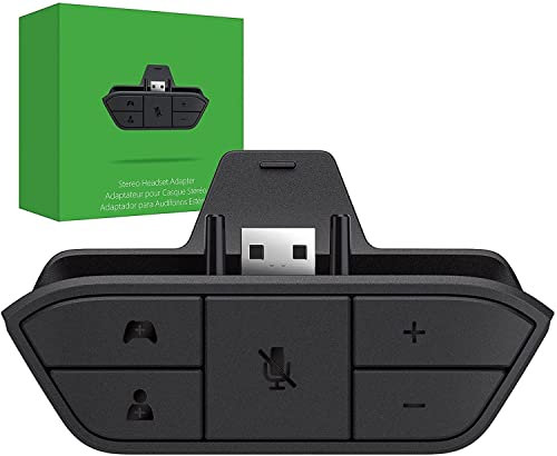 AOLION - Adattatore per cuffie stereo per Xbox One, per Xbox One/One S/X/ Elite 1/Elite2/Series S/X Controller per regolare il bilanciamento audio (suono di gioco e chat vocale)