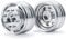 AXspeed 2 Stück Metalllegierung Vorderrad Felgen Naben für 1/14 Tamiya Trailer Tractor Truck RC Car Upgrade Parts