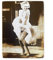 Kustom Art Magnet (Magnet) Serie Attoren, vertraute Marilyn Monroe, Vintage-Stil für Kühlschrank/Garage/Bar, Druck auf Holz, 10 x 6 cm
