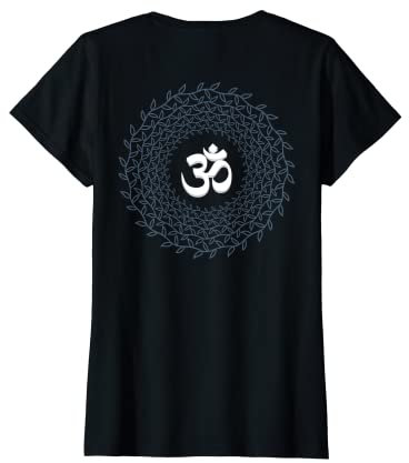 OM Meditation Yoga Backprint T-Shirt