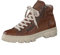 Paul Green Damen Hightop-Sneaker, Frauen High-Top Sneaker,Strassenschuhe,Sportschuhe,Freizeitschuhe,Turnschuhe,Mittelbraun (Cognac),37 EU / 4 UK