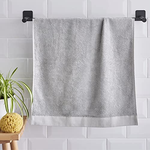 Pineapple Elephant Badetuch aus Bambusholz, gekämmt, 500 g/m², weiches und saugfähiges Baumwoll-Mischgewebe, Grau