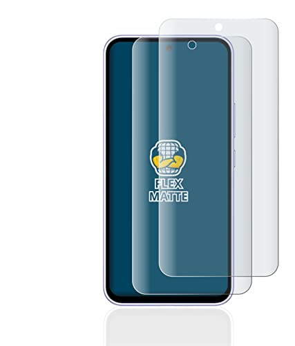 BROTECT Full-Cover Schutzfolie Matt für Samsung Galaxy A54 5G (2 Stück) - Full-Screen Displayschutz-Folie, 3D Curved, Anti-Reflexion