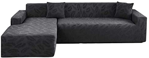 MTHGH Sofa überzug L Form Groß,sofabezug ecksofa,Sofaüberwurf Stretch Sofahusse Couchbezug für1/ 2/3/4 Sitzer Couch,G-90-140cm