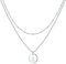 TINGN Kette Silber Geschenke für Mädchen - Geburtstagsgeschenk für Mädchen Kette Silber Damen Mädchen Geschenke für Mädchen 9 10 11 12 Jahre Kette mit Buchstaben J Halskette Silber Damen Schmuck