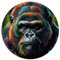 CARGIS 1000 Teile Puzzle The Old Gorilla Puzzle Kinder Rundpuzzle für Erwachsene & Kinder Papppuzzles Tolles Geschenk für Erwachsene (Größe 67,5 x 67,5 cm)