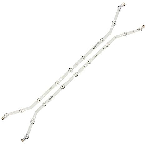 HABITZ 2 unids/Set de Tiras de retroiluminación Led de 3V compatibles for Samsung 32FH D3GE-320SM0-R2 LM41-00001R 586mm Piezas de TV Led de retroiluminación UA32FH4003 UE32EH4003