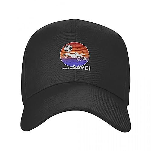 TONFON Baseballkappe Hiphop Sonnenhut Retro Rocket Soccer Out of Your League Gamer Cap Baseballkappe Kappe Mann Männer Golfbekleidung Frauen Männer Snapback Verstellbare Geburtstagsgeschenke