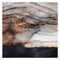 Bilderwelten Fototapete Aquarell Goldener Marmor gemalt 240x240 cm Vlies-Tapete XXL Smart Wandtapete Wanddekoration Wohnzimmer Schlafzimmer