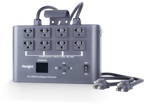 Pknight 4-Kanal RDM/DMX Dimmer/Schalter/Relais Pack | Beleuchtungszubehör