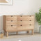 Festnight Aparador para Salón Cómoda con 6 Cajones, Cómoda Dormitorio Grande, Aparador de Cocina, Armario Auxiliar de Almacenaje para Cocina Dormitorio 111x42x73,5 cm