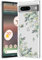 RALEAVO Kompatibel mit Google Pixel 8 Handyhülle Transparent Blume Hülle Mädchen Muster Stoßfest Hülle mit Schön Motiv für Pixel 8-Blatt