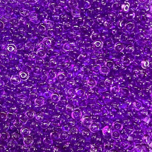 Eurosand Tischdekoration Raindrops, Perlen aus Acryl, 330ml, 6-8mm, lila VIOLETT. Hochzeitsdekoration Eventdekoration Tischstreu