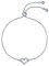 Ted Baker Amorita Kristall-Armband mit Heiligenschein und Herz, verstellbar, für Damen, Messing