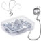 Goture Angelhakenset Jigköpfe, 16 Stück Scharfen Jighaken Set für Gummifische, Gummifische Angeln Jighaken, Karpfen Bleikopf-Angelhaken Offset Haken, Jigkopf Haken 2g