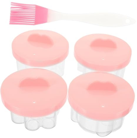 FUNOMOCYA 4stücke Teiliges Eierkocher Dampf-eierform Mit Öl-pinsel Für Babybrei Desserts Und Mehr Vielseitig Einsetzbar Küche Und Restaurant