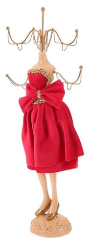 Yardenfun Support De Bijoux Mannequin Élégant Organisateur De Colliers Et Boucles Oreilles Présentoir Décoratif Pour Bureau Et Table De Maquillage Accessoire Pratique Et