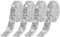 4 Rollen Diamantband selbstklebend kristall Strass Diamant Band Glitzerband Silber Strassband Deko Strasssteine Band Glitzersteine für Hochzeit Geburtstag DIY Dekoration (Silber, 20mm)