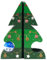 Árbol de Navidad Árbol de Gato | Tree de Navidad Cat Scratcher Plegable de 8 Pulgadas Tablero de rasguños con Bell Ball Portable Gato Post para Relajarse, Jugar, Gatos